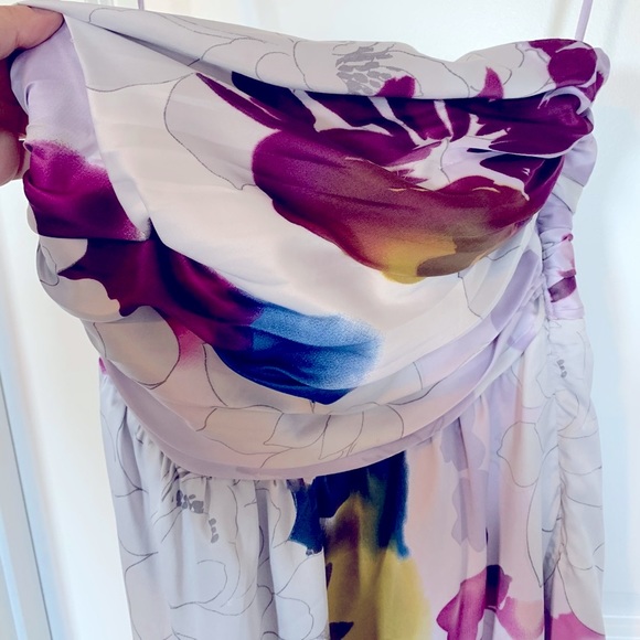 The Limited satin-like floral dress - Picture 4 of 4